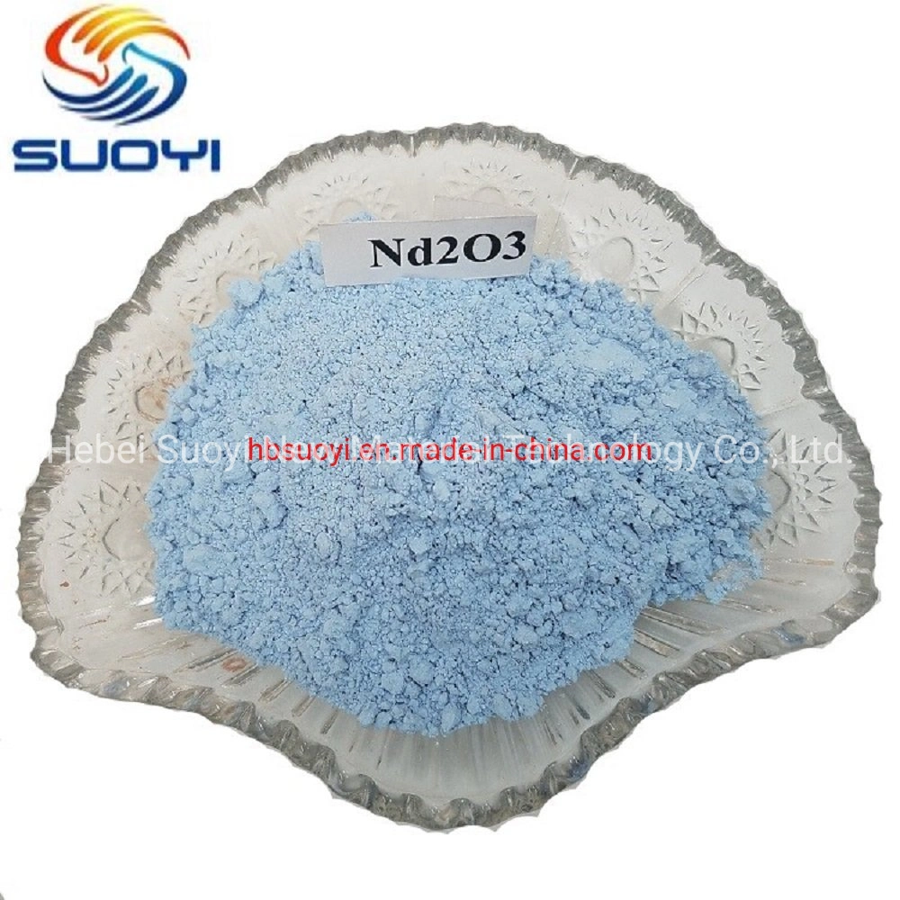 High Quality Neodymium Oxide with Factory Price 99.5-99.9% ND2o3 Rare Earth for Glass